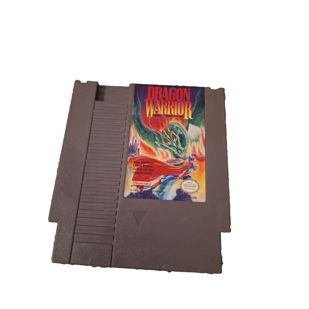 Vintage Original NES‎ Nintendo Dragon Warrior Video Game 1989